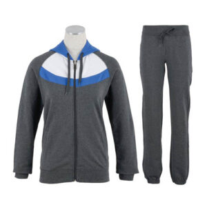Fitness Gym Gray Track Jacket Jogging sets suit