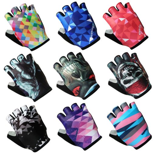 Custom design Half Finger Cycle Gloves 5