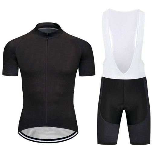 Black white Cycling Uniform 5