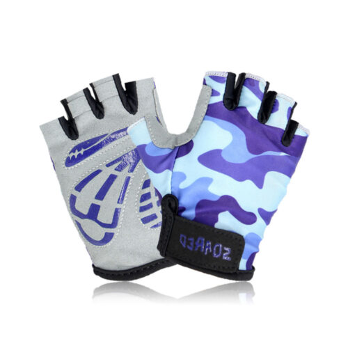 Half Finger Cycling Gloves Durable sports protective gloves for kids.