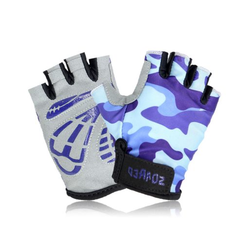Half Finger Cycling Gloves Durable sports protective gloves for kids. 3