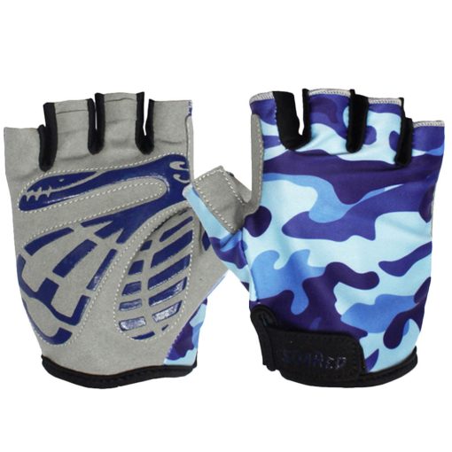 Half Finger Cycling Gloves Durable sports protective gloves for kids. 10
