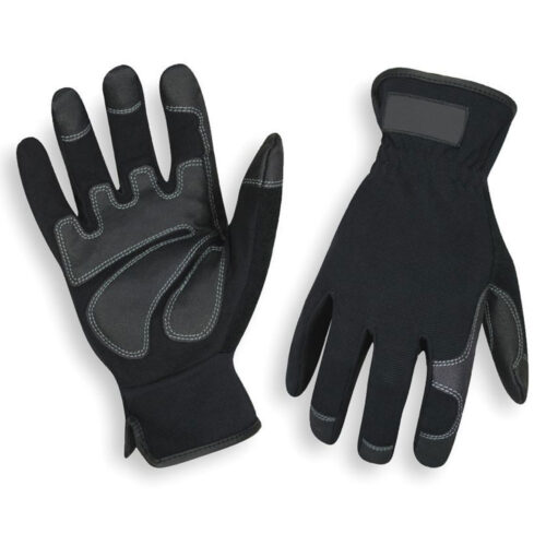 Mechanic Gloves - Adjustable Velcro tabs at the back of the  wrist and a soft  nylon side panel for a snug fit  Tested for protection from hypodermic needles