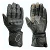 Professional Motorbike Gloves Features Pure Cowhide Leather Rubber Gel Hipora and Thinsulate Construction 1