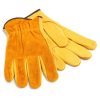 Safety Work Gloves Soft and comfortable, tough leather prevent slippery wear-resisting, suitable for handling, gardening, cycling driving protection, welding, flame-cutting, gardening, mechanical operation work, etc. - Prevent burns, cuts, mechanical operation of gloves. 3