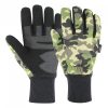 Winter gloves - Camo Fleece Glove With Synthetic Leather Palm 1