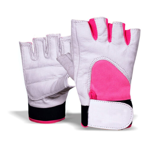 Weight Lifting Gloves - Made Up of High-Quality Cowhide Leather and Stretchable Spandex Fabric