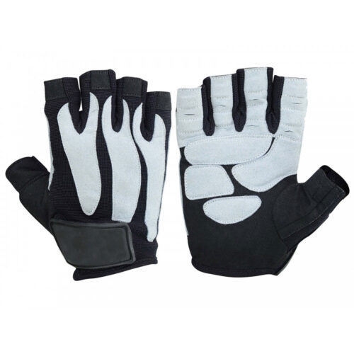 4gimpex Leather palm protects hand and maintains a strong feel on the weight bar.