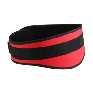 Red Weightlifting Lycra Belt - 4g-7313